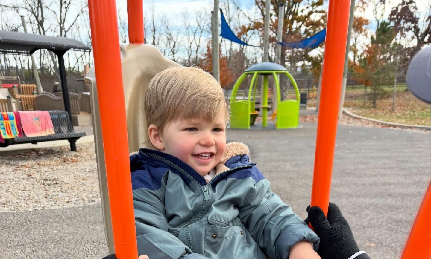 Playing at the playground